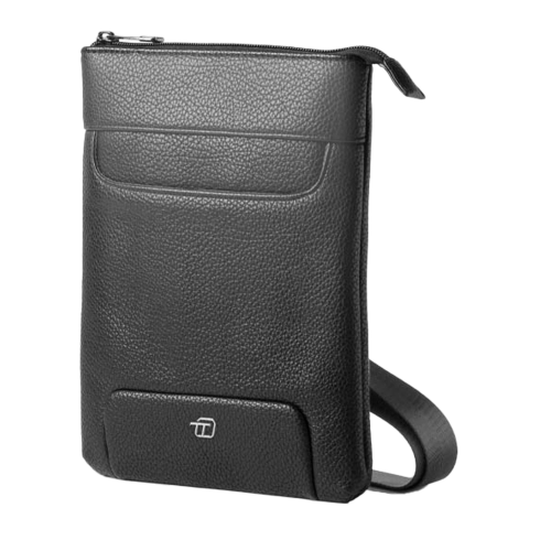 City bag piccola Gate Trended - 20 x 26 x 2 cm - ecopelle - nero - In Tempo